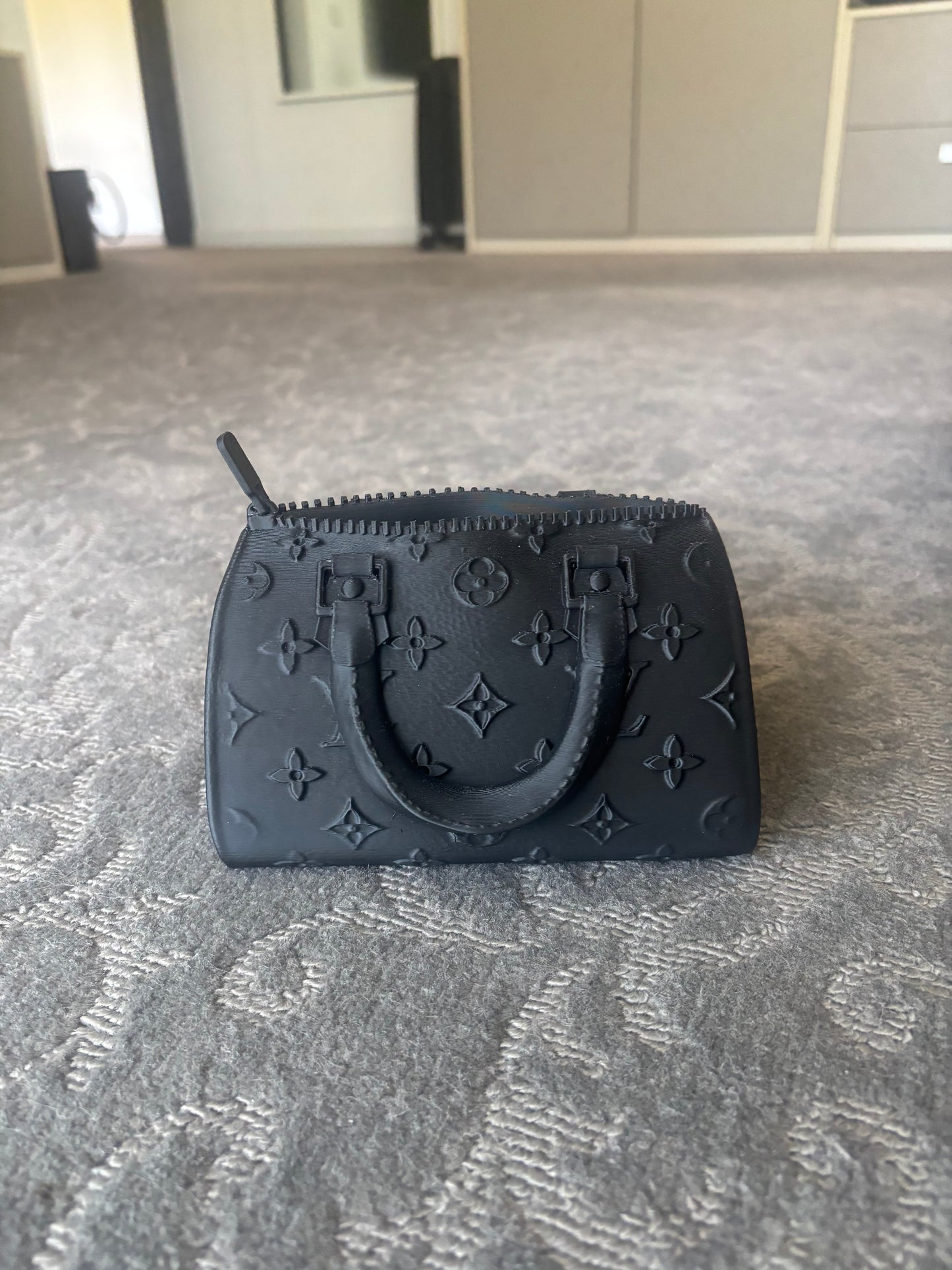 Embossed 3d printed Handbag