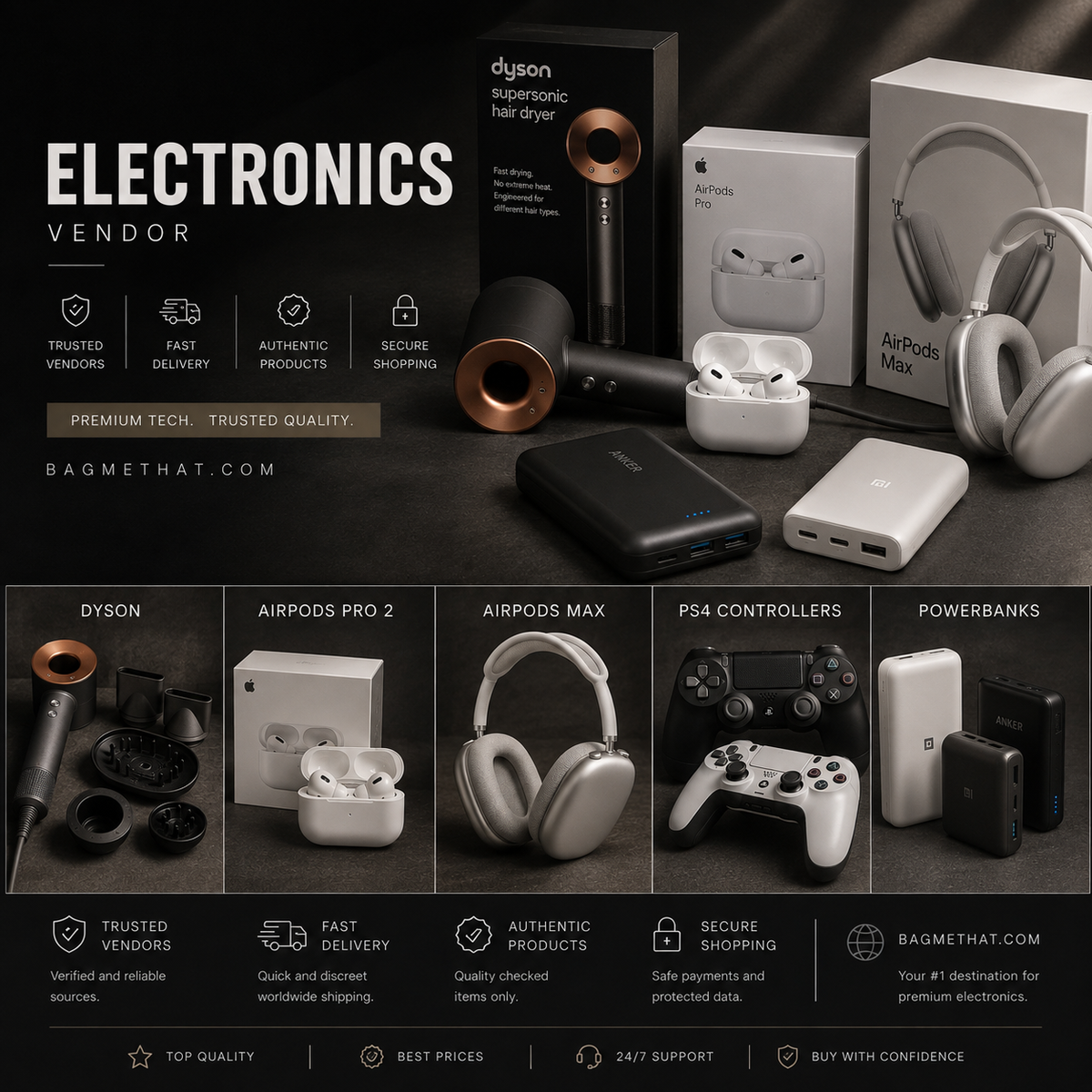 Electronics vendor