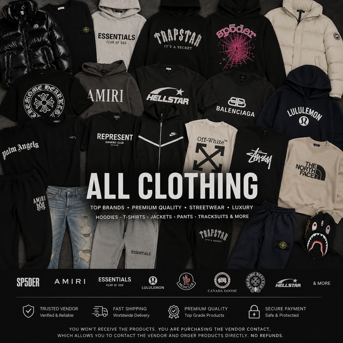 All Clothing vendor